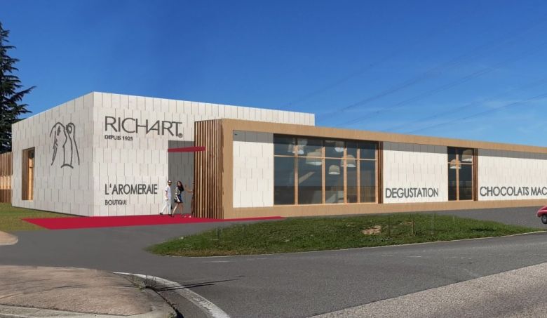 Chocolats Richart. Extension de la surface de vente et création d'un atelier de dégustation