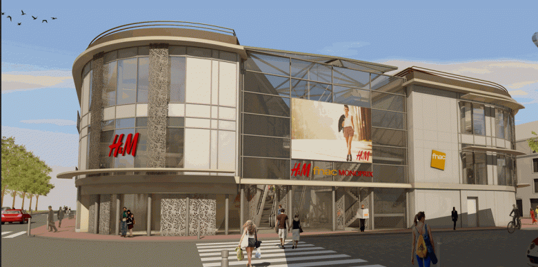H&M et la Fnac intègreront un nouvel ensemble de 3000 m2 dont la construction débutera en janvier 2018